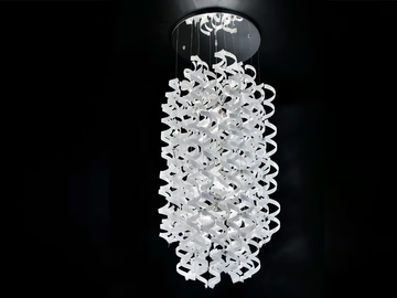 ASTRO - Crystal pendant lamp by Metal Lux - view 2